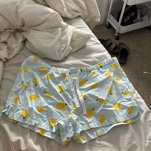 Pajama shorts